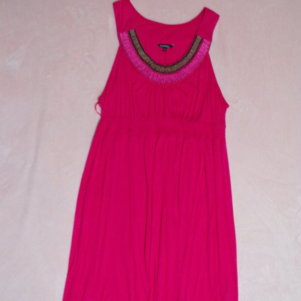PINK SLEEVELESS DRESS IN 2X
